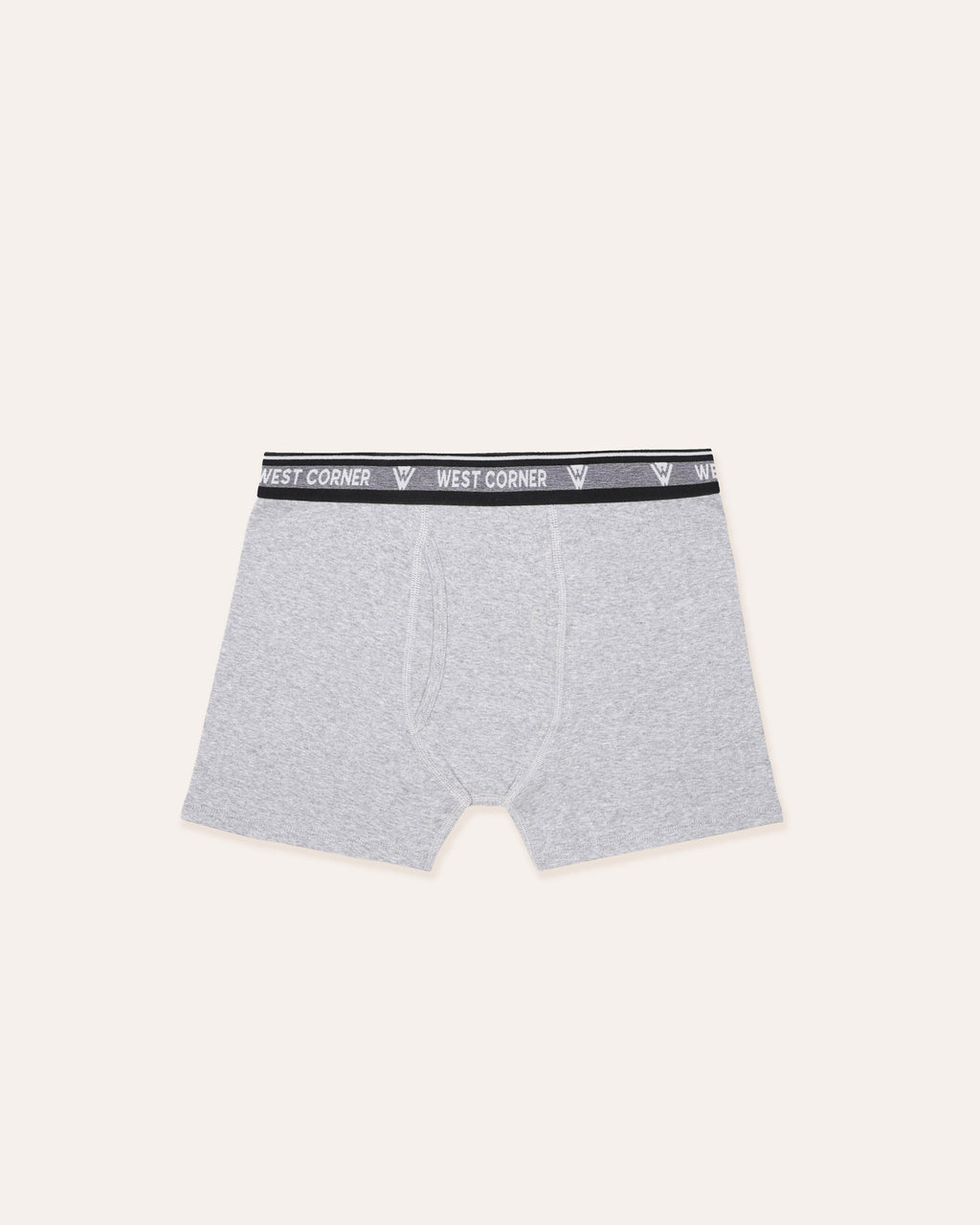Gray Melange | West Corner boxer brief in gray melange — 1-pack