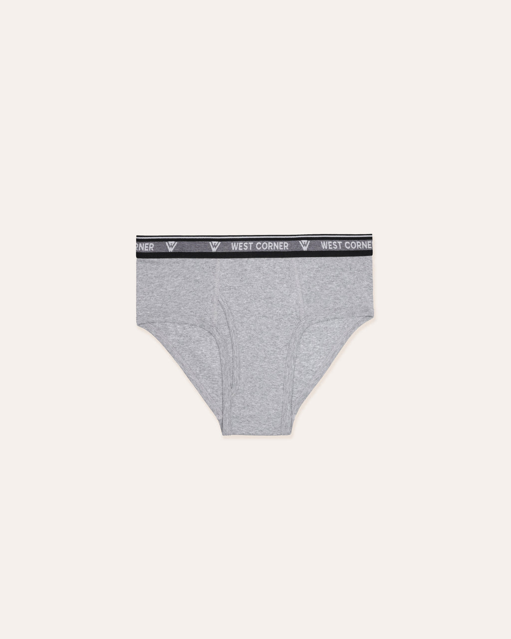 West Corner brief in gray melange — 1-pack