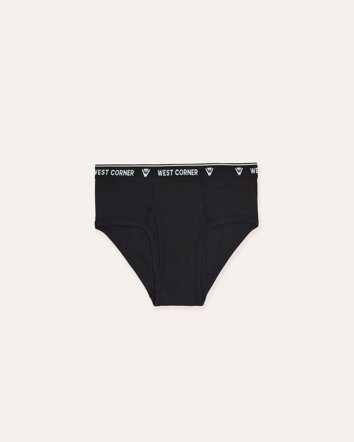 West Corner brief in black — 1-pack
