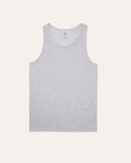 West Corner tank top in gray melange — 1-pack